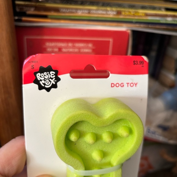 NIP Bark Supply Co. Paw Print Pet Lick Mat Suction Cups & Rosie & Rex Dog Toy S - Picture 14 of 16